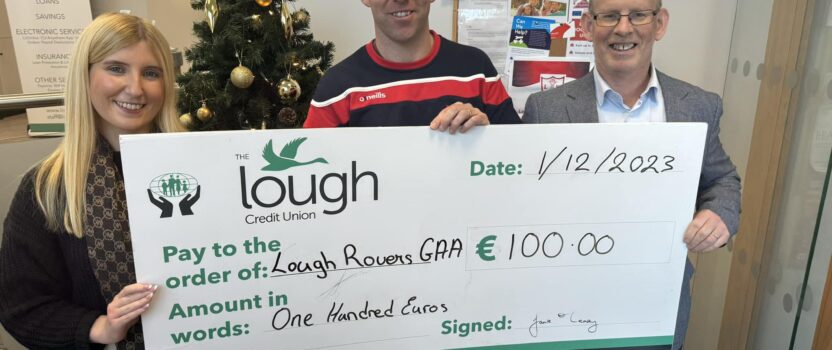 Lough Credit Union sponsorship with Lough Rovers GAA